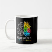 Autismus-Spektrum ASD ADHD Rainbow Br Kaffeetasse (Links)