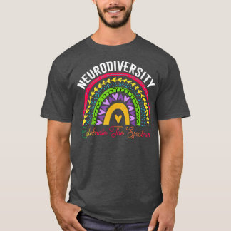 Autismus-Spektrum ASD ADHD Rainbow Br T-Shirt