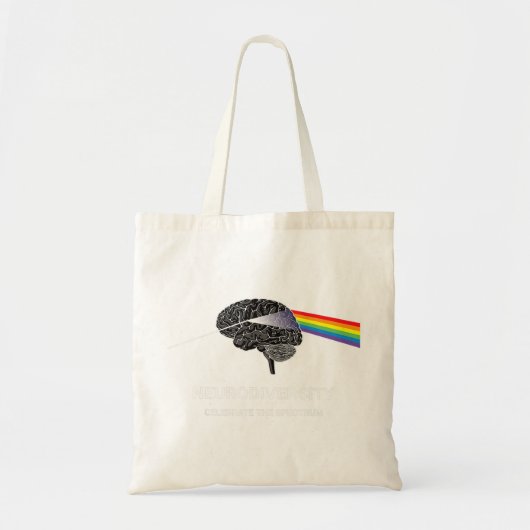 Autismus-Spektrum ASD ADHD Rainbow Br Tragetasche (Vorne)