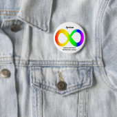 Autismus-Spektrum-Button Button (Beispiel)