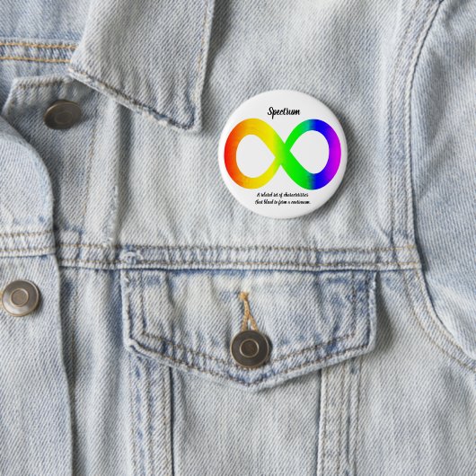 Autismus-Spektrum-Button Button (Beispiel)