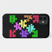 Autismus-spezieller Puzzlespiel-Stück iPhone 5 Case-Mate iPhone Hülle (Rückseite (Horizontal))