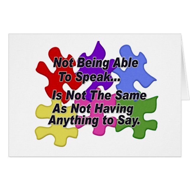 Autismus-Sprechen (Vorderseite (Horizontal))