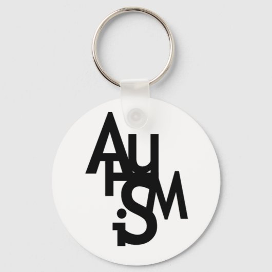 Autismus (Sprichworte) Schlüsselanhänger (Vorderseite)