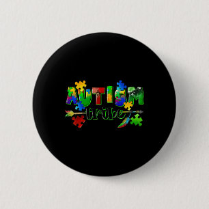 Autismus Stamm Puzzle Herz Welt Autismus Bewusstse Button