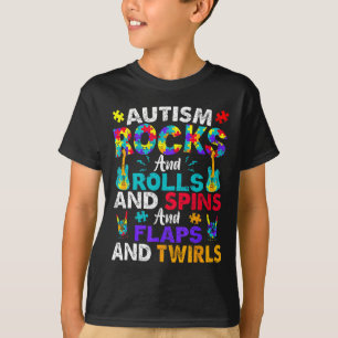 Autismus-Steine und -Rollen Funny Autism Awareness T-Shirt
