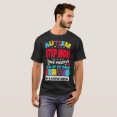 Autismus Step Mama Menschen sehen ihre Helden auf T-Shirt (Vorne ganz)