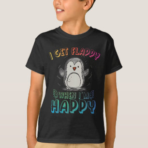 Autismus Stimming Pinguin Ich Werde Flatterig Wenn T-Shirt