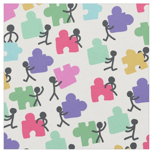 Autismus Stoff (Nahaufnahme)