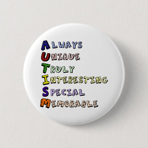 Autismus-Stolz Button
