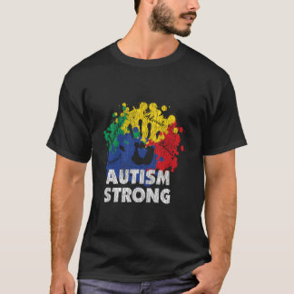 Autismus Stolz Starkes Autistisches Bewusstsein T-Shirt
