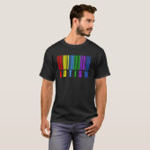 Autismus-Strichcode Autism Awareness Monat Autismu T-Shirt (Vorne ganz)