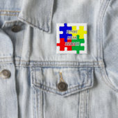 Autismus-Stützknopf Button (Beispiel)