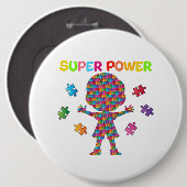 Autismus, Super-Power Button (Vorne & Hinten)