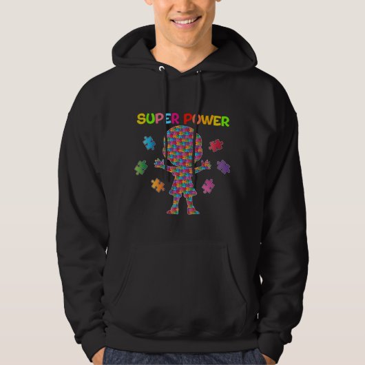 Autismus, Super-Power Hoodie (Vorderseite)