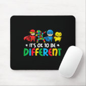 Autismus-Superhelden dürfen anders sein asd Bewuss Mousepad (Mit Mouse)