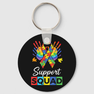 Autismus-Support-Squad Familie Autismus-Bewusstsei Schlüsselanhänger