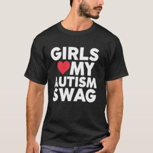 Autismus Swag Mädchen lieben Autismus-Bewusstseins T-Shirt
