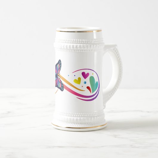 Autismus Symbol Gift Tasse (VorderseiteRechts)