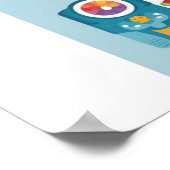 Autismus - tägliche Tätigkeitsübersicht Poster (Ecke)