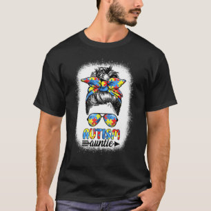 Autismus-Tante Leben  Unordentlicher Knoten Autism T-Shirt