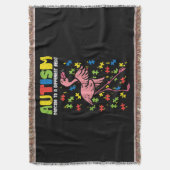 Autismus tanzen Anderer Beat Flamingo Niedlich Decke (Vorderseite Vertikal)
