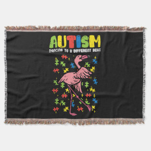 Autismus tanzen Anderer Beat Flamingo Niedlich Decke
