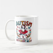 Autismus tanzt als ein anderes Beat Niedlich Unico Kaffeetasse (Links)