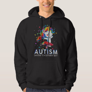 Autismus tanzt zu einem anderen Beat Einhorn  Hoodie