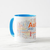 Autismus-Tasse Tasse (Vorderseite Links)