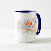 Autismus-Tasse Tasse (VorderseiteRechts)