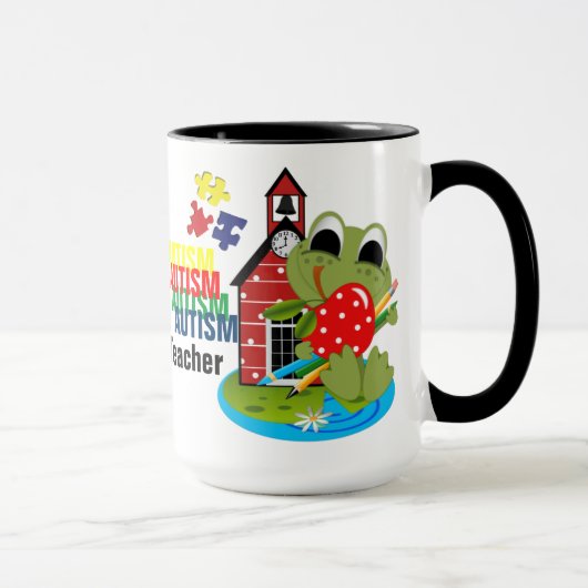 Autismus Teacher Ringer-Tasse Tasse (Rechts)