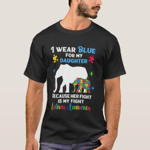 Autismus-Tochter-Mama-Papa-Shirts, Lustiges Puzzle T-Shirt