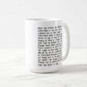 Autismus: Tragen Sie die Tasse von Lissabon (VorderseiteRechts)