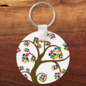 Autismus Tree Schlüsselanhänger (Vorderseite)