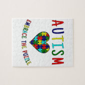 Autismus-Umarmung das Puzzlespiel Puzzle (Horizontal)