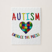 Autismus-Umarmung das Puzzlespiel Puzzle (Vertikal)