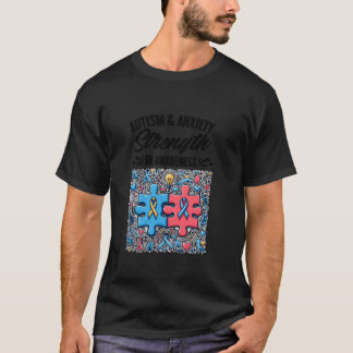 Autismus und Angst Autismus Aufklärung Monat Mensc T-Shirt