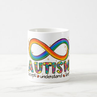 Autismus-Unendlichkeitssymbol Akzeptieren, Versteh Kaffeetasse
