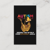 Autismus unterstützt Anderes Blickwinkel Visitenkarte (Vorderseite)