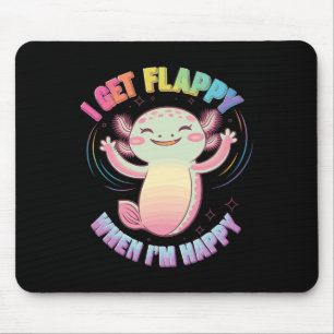 Autismus Unterstützung Stimming Axolotl Ich werde  Mousepad