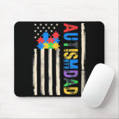 Autismus-Vater Autismus-Bewusstsein Puzzle-Teile U Mousepad (Mit Mouse)