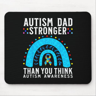 Autismus Vater stärker als du denkst Autismus Awar Mousepad