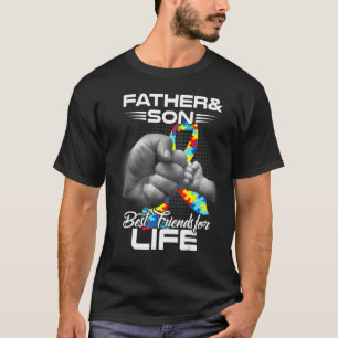 Autismus-Vater und Sohn beste Freunde fürs Leben F T-Shirt