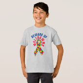 Autismus Vorsicht vor Meltdowns Kids' Basic T - Sh T-Shirt (Vorne ganz)