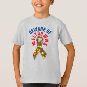 Autismus Vorsicht vor Meltdowns Kids' Basic T - Sh T-Shirt (Vorderseite)