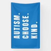 Autismus wählen Art Banner modern (Vertikal)