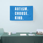 Autismus wählen Art Banner modern (Messe)
