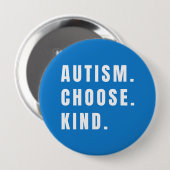 Autismus wählen Art Button modern (Vorne & Hinten)