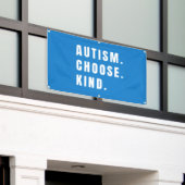 Autismus wählen Sie Art Banner Außenzeichen (Äußeres Gebäude)